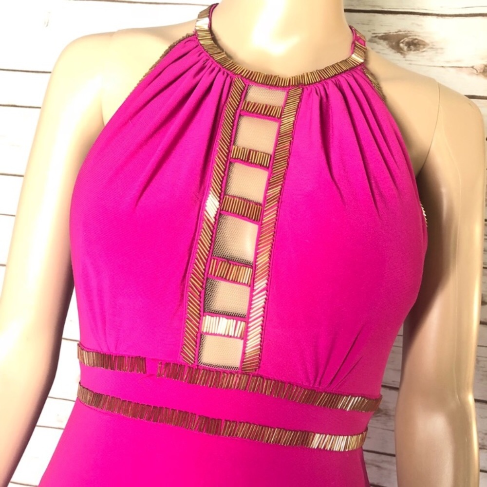 Ignite Evenings New York Fuchsia Prom Dress - Picture 4 of 5